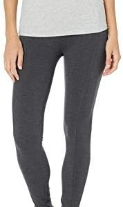 Spalding Womens Activewear Cotton Blend Legging with Pocket - 28" Inseam - Comfortable Fit for Casual & Gym Use - Stylis