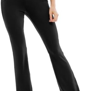 Ipletix Bootcut Yoga Pants for Women - High Waisted Flare Leggings for Comfort & Style - Perfect for Gym & Casual Wear -