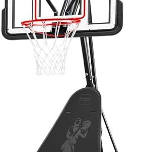Best Choice Products Adjustable Basketball Hoop for Kids & Adults, Portable with Shatterproof Backboard, Ideal for Outdo