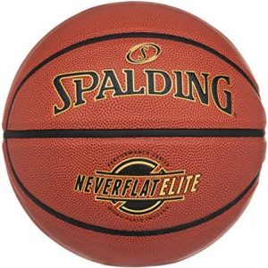 Spalding NeverFlat Elite Basketball | Indoor/Outdoor | Durable, Air Retention | Players, Coaches, Sports Enthusiasts | I